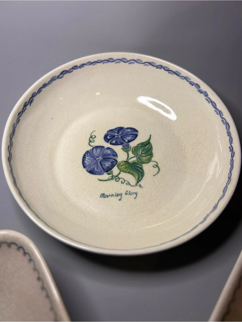 Lot Of 3 Marlborough Floral Dishes Vintage Rustic‎ Cottagecore Trinket Ceramic